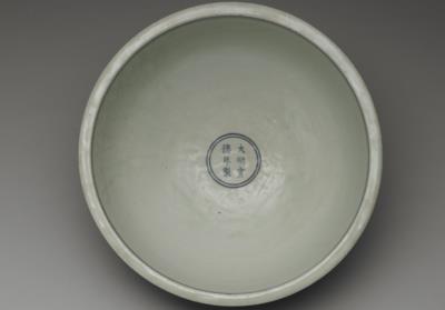 图片[3]-Round dice bowl with unederglaze-blue decoration of clouds, dragons, and billows, Hsuan-te reign (1426-1435), Ming dynasty-China Archive